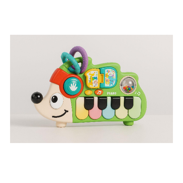 Juguete Piano Musical Didáctico Con Luz Diseño Erizo
