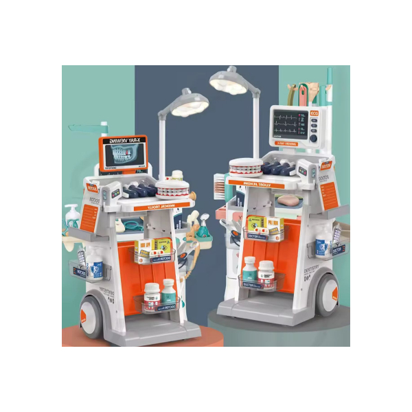 Set Doctor Carrito Niña O Niño Luz Y Sonido Con Accesorios