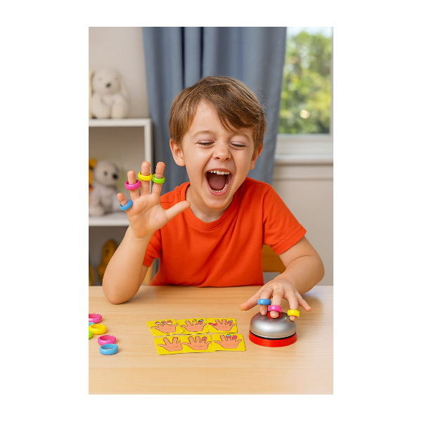 Juguete Didactico Juego Patrones De Anillos Con Elásticos