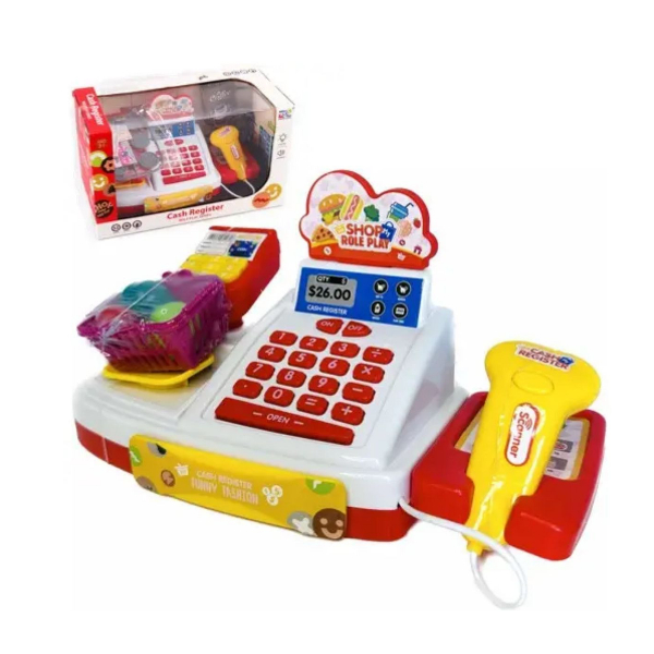 Caja Registradora Juguete Para Niños Con Accesorios Y Sonido