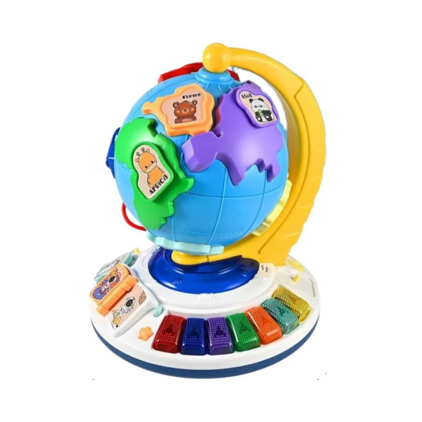 Globo Terráqueo Educativo Interactivo Infantil con Luces y Sonidos Didáctico