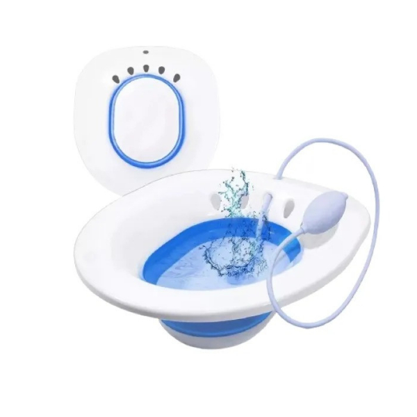 Baño De Asiento Alivio Hemorroides Embarazo Bidé Plegable