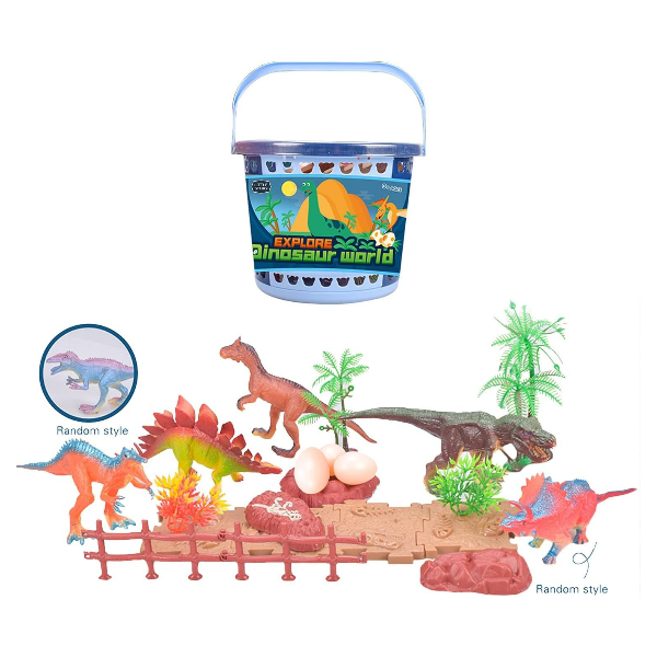 Set Mundo De Dinosaurios + Accesorios | Juguete Educativo y Divertido