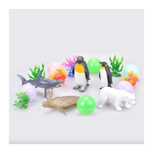 Balde Set De Animales Marinos | Juguete Educativo y Divertido