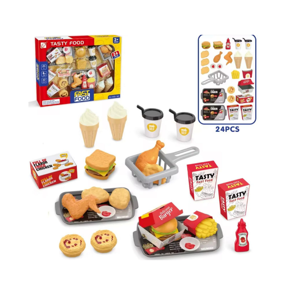 Juego De Comida Didáctica Para Armar Y Cortar