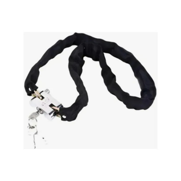 Candado Cadena Para Motos Bicicleta 120mm Color Negro