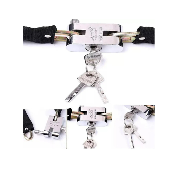 Cadena Seguridad - Candado Cadena Para Motos Bicicleta 150mm
