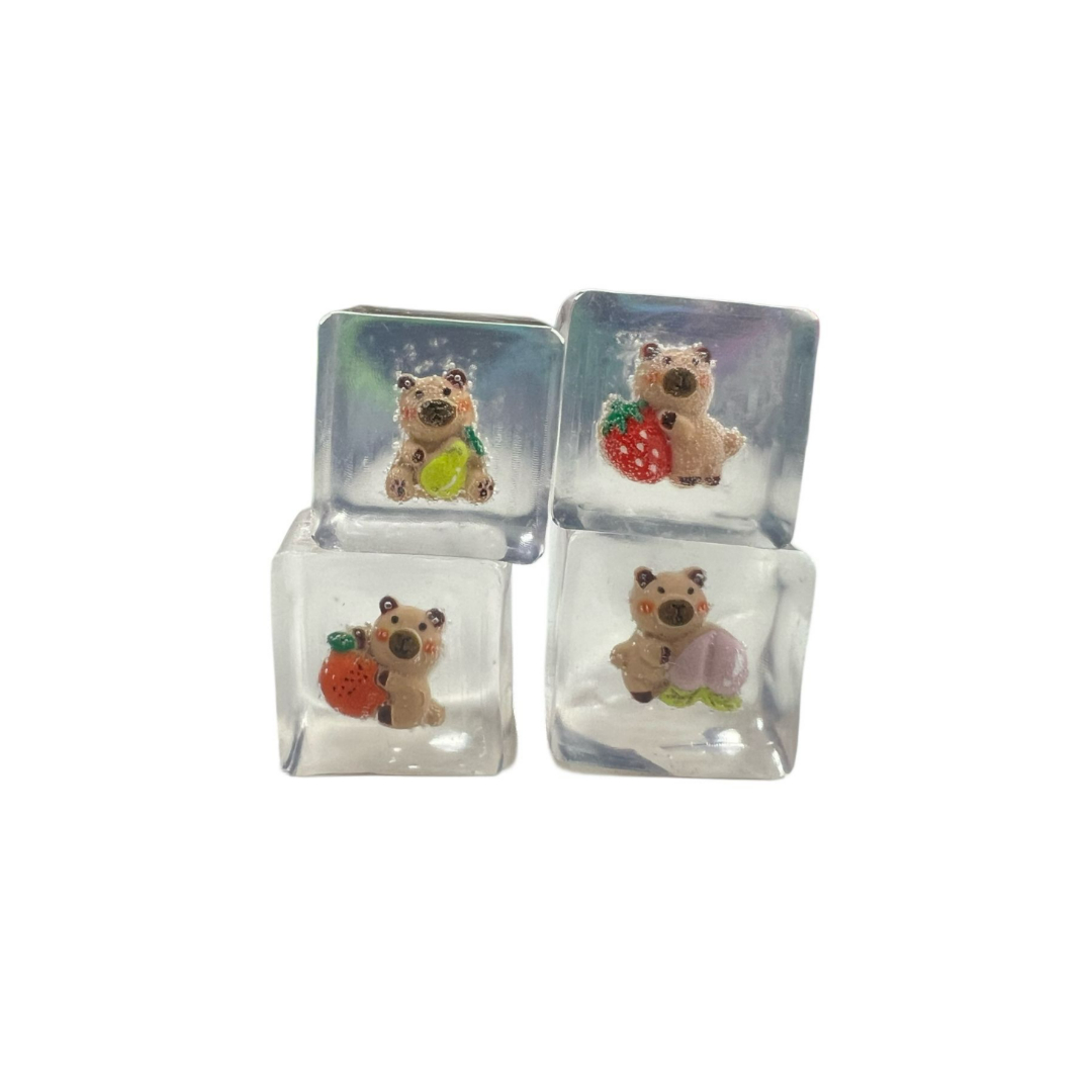 Squishy Juguete Capibara Pegajoso Forma Hielo