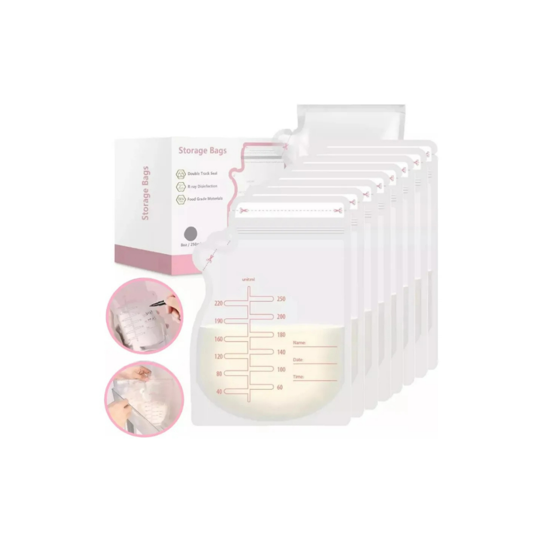 Pack 30 Bolsas Para Leche Materna De 250 Ml