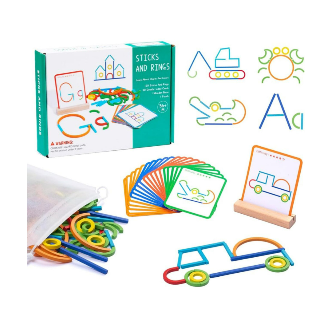 Juego de Motricidad Fina y Aprendizaje Infantil 120 Piezas