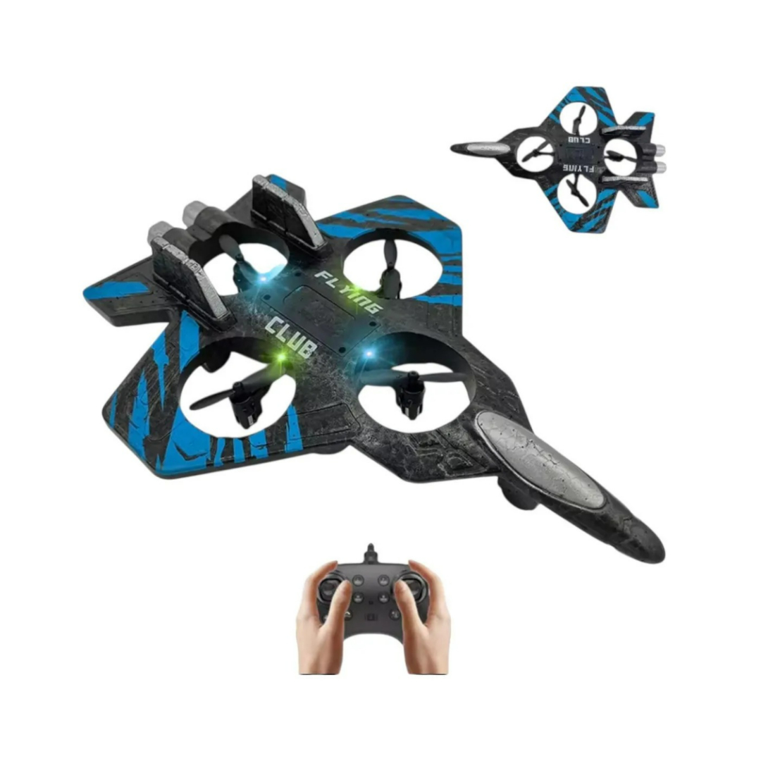 Juguete Drone Avión Espuma Planeador Control Remoto Aviones