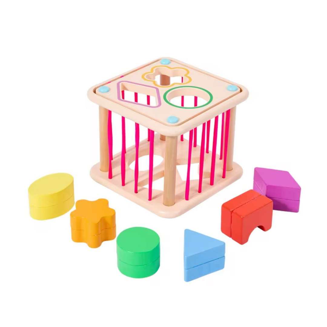 Juguete Clasificador Infantil Didáctico De Madera 3+