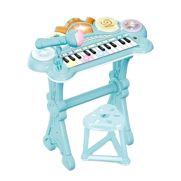 Teclado Electrónico Piano Para Niños Musical Con Micrófono
