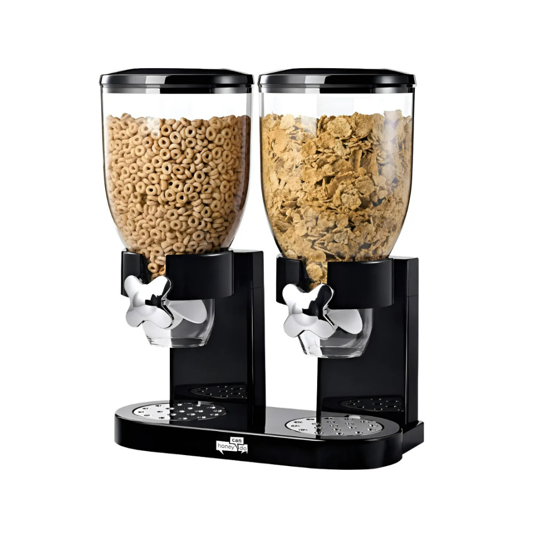 Dispensador Doble Para Cereales Capacidad 2 Litros