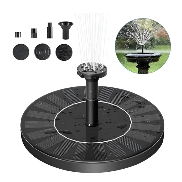 Fuente Solar De Agua Flotante Piscina Bomba Riego