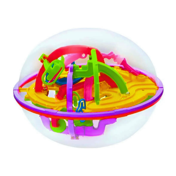 Bola Laberinto 3d, Grande Xl, Juguete Didáctico 200 Niveles