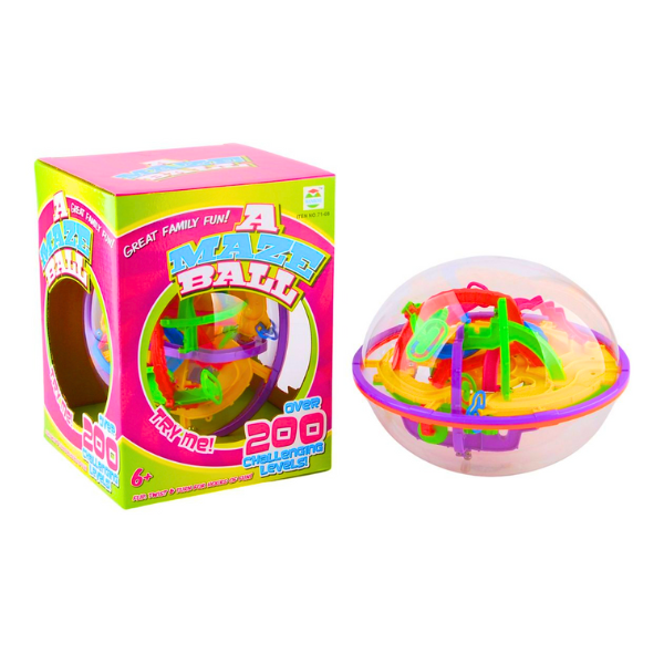 Cubo Laberinto Esfera Maze Ball 3d Destreza Regalo De Juguet