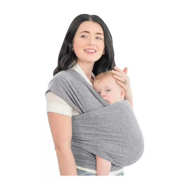 Fular Portabebé Semielasticado Gris