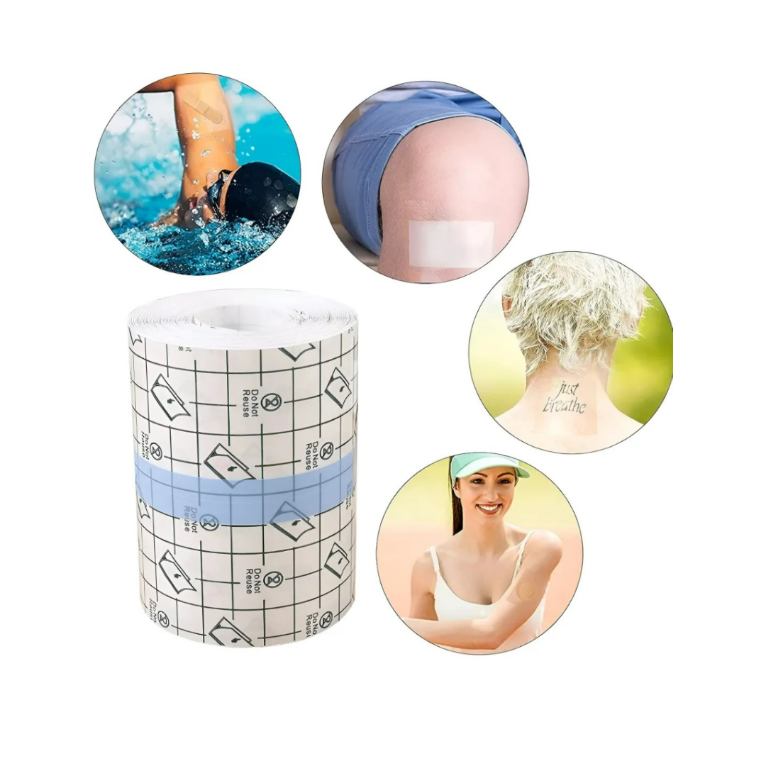 Cinta Adhesiva Impermeable Para Heridas Y Tatuajes 5cmx10mt