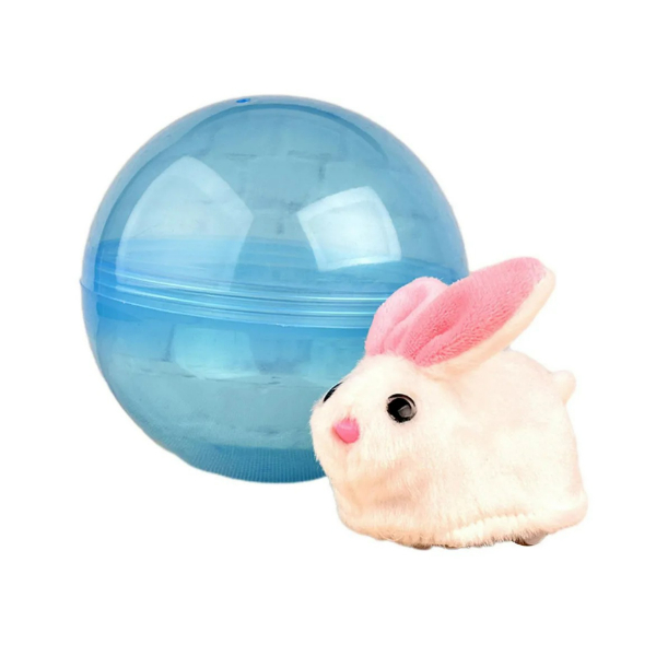 Conejito Eléctrico Peluche Interactivo + Bola Transparente | Juguete Infantil Movimiento