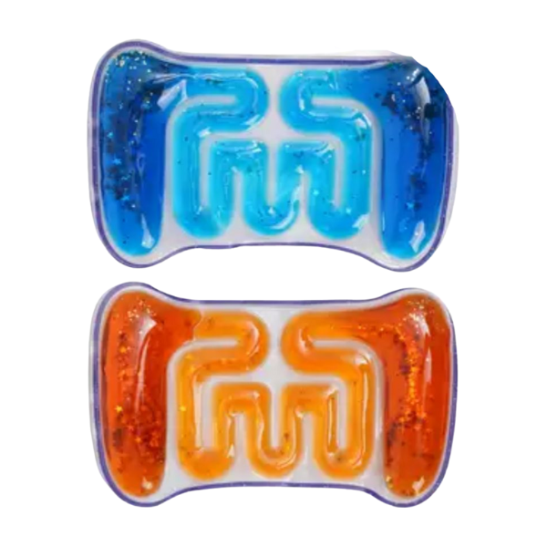 Kit 2pcs sensorial tubo blando con purpurina antiestrés  autismo tdah