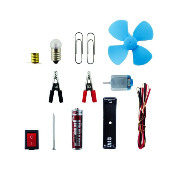 Set Circuito Electrico Escolar Didactico Manualidad Ciencias
