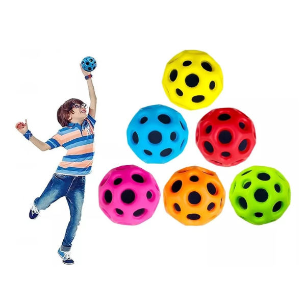 Pelota De Rebote Alto Juguete Sensorial Asteroide