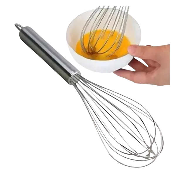 Batidor Mezclador Manual Acero Inoxidable Cocina Repostería