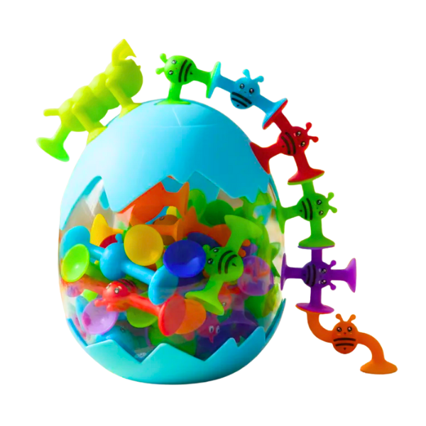 Juego de chupones bloques de construcción de  silicona  fun  suction