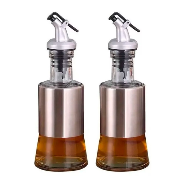 Pack 2 Alcuza Botella Dispensador Aceite,vinagre,etc.