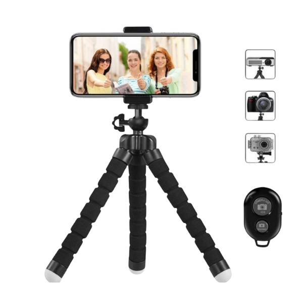 Soporte Tripode Flexible Para Celular Y Camara adaptable