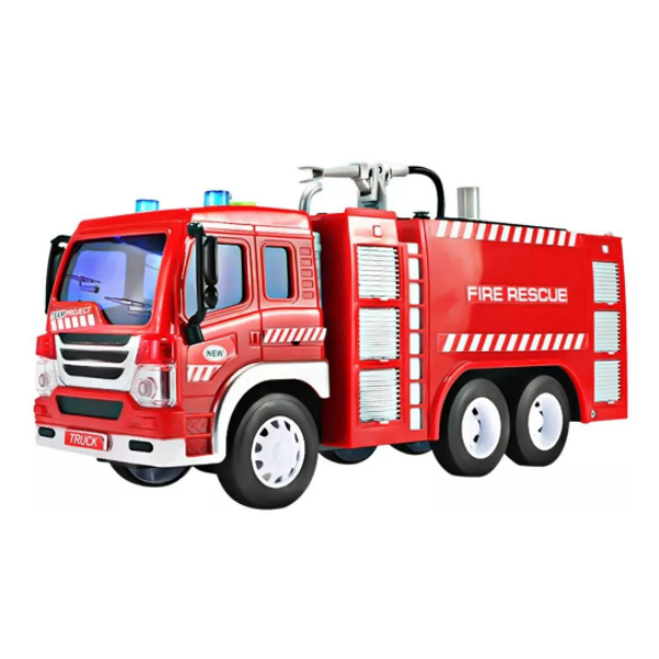 Camión De Bombero Juguete Con Luz Sonido Y Pulveriza Agua