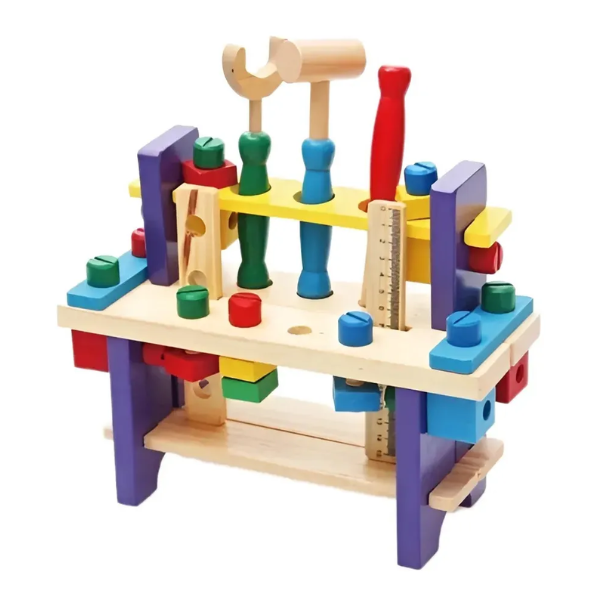 Herramientas Juguete Didáctico Madera Para Niños Montessori