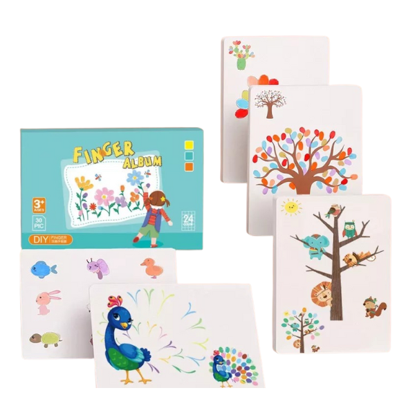 Divertido Kit De Pintura De Dedos, Juego Creativo De Pintura