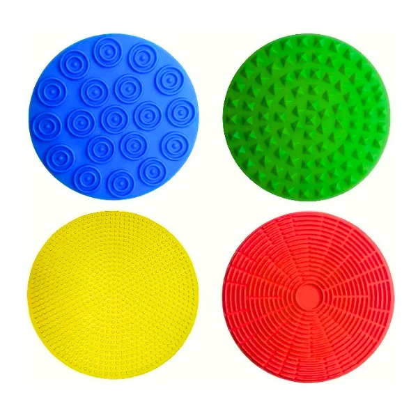 Discos Sensoriales Antideslizantes 17cm Set x4