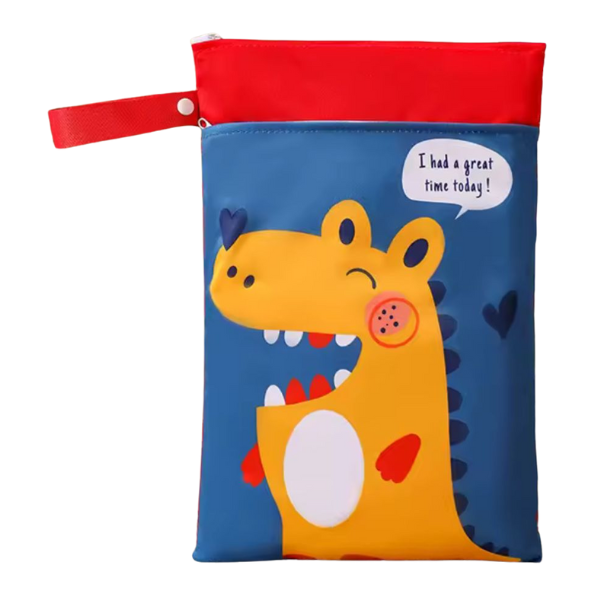 Bolsa Porta Pañales Diseño Infantil Animado Organizador