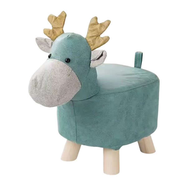 Sillón Infantil De Madera Tipo Taburete Diseño Animal
