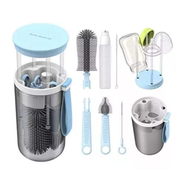 Set De Limpieza Cepillos Portátil Para Mamaderas Biberones