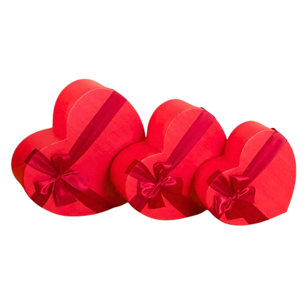 Cajas Corazón Para Regalo 3 Medidas San Valentín