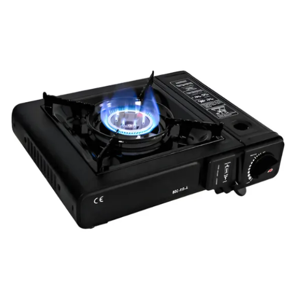 Cocinilla A Gas Regulador Camping Cocina Portátil Con Maleta