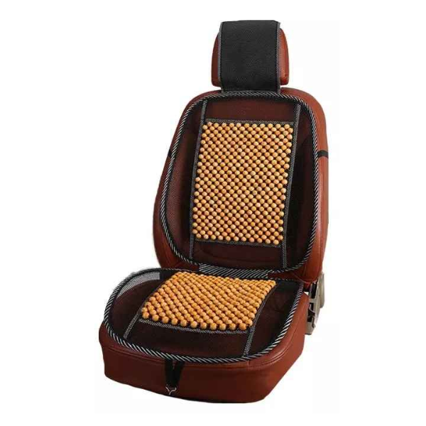 Espaldar Bolas Madera Corrector Postura Asiento Auto/sillas