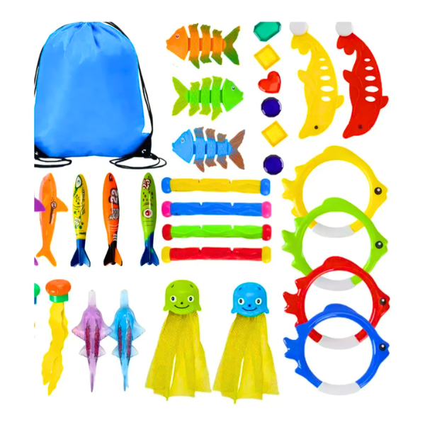 Juego De Buceo Infantil Para Piscina 30 Piezas