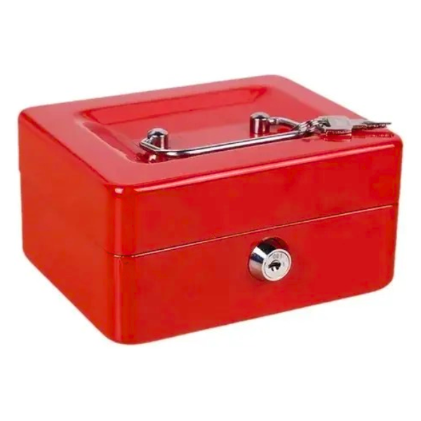 Caja Fuerte Seguridad Con Llave Metálica