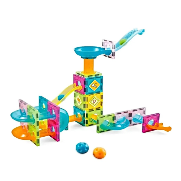 Set De Construcción Magnético Diy Magnetic 61p En Caja