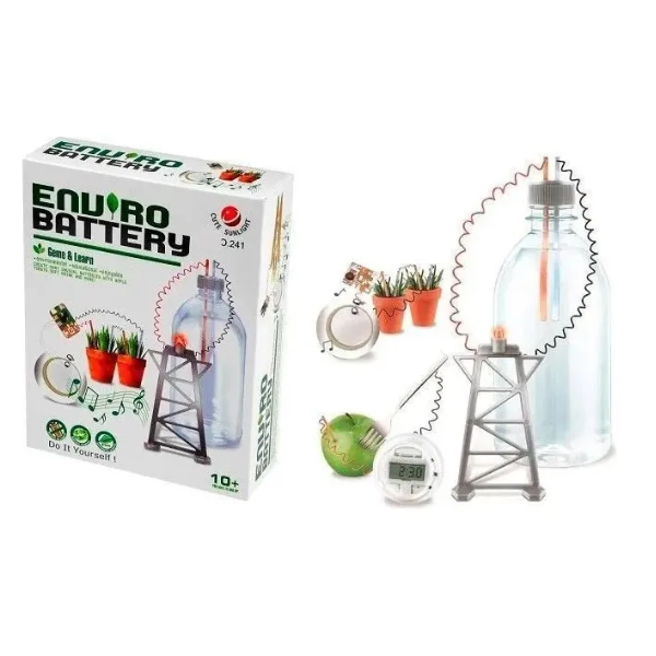 Kit Experimento Educativo Batería Natural Ciencia Para Niños