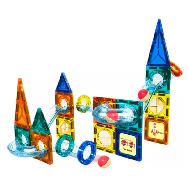 Set Bloques Magnéticos 97 Pieza Juego Didáctico Construcción