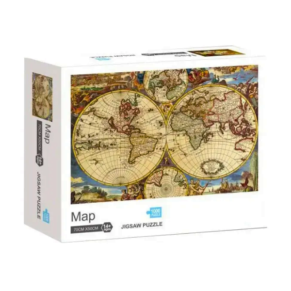 Rompecabezas De 1000 Piezas Mapa Del Mundo Antiguo