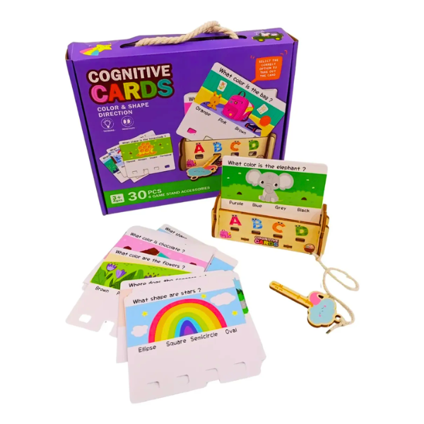Rompecabeza Cognitivo Figuras Con Tarjetas 30 Piezas