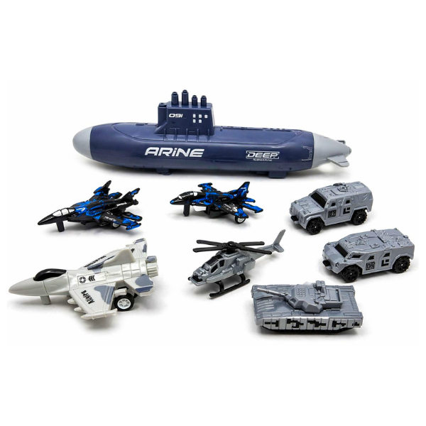 Set Juego Militar Equipamiento Juguete Tanque Armada