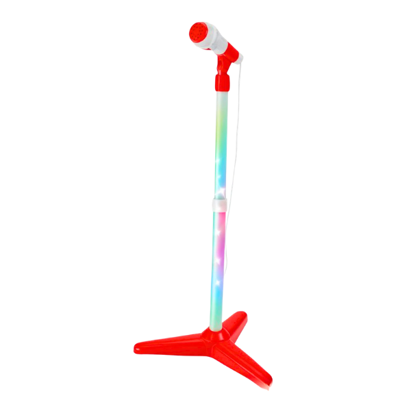 Microfono Pedestal Juguete Mp3 Con Luces Infantil